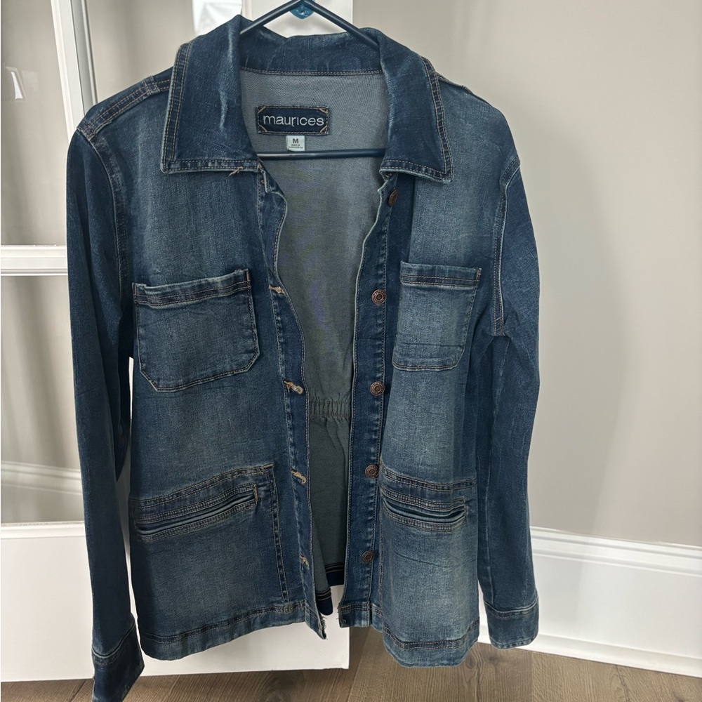 Maurices Dark Blue Denim Jacket